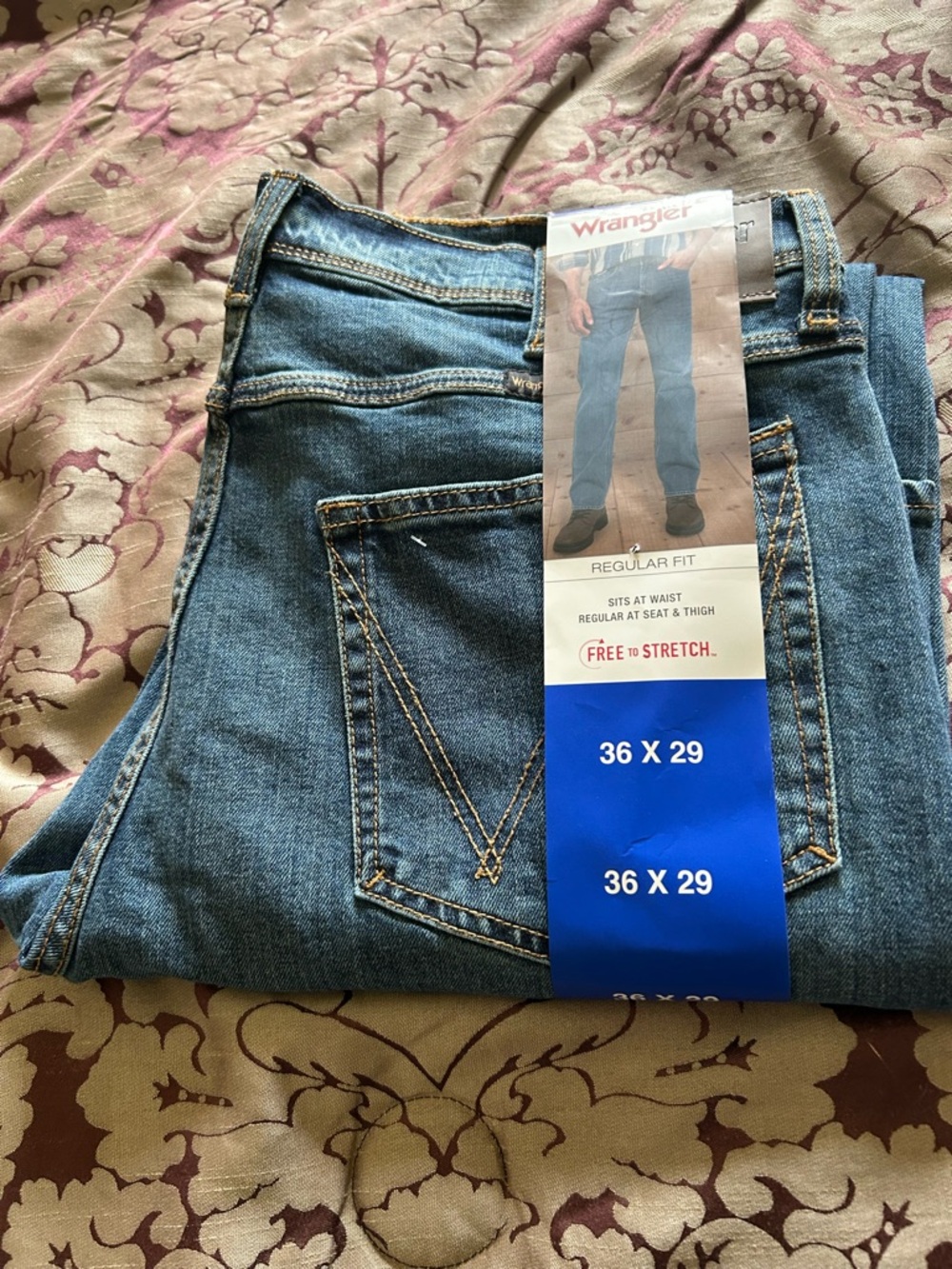 Wrangler Women's Straight Leg Jeans - Medium Blue